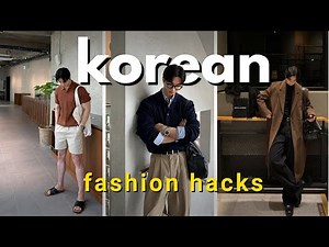 How to Style Like a Korean Man (Fashion Hacks)