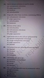 Silver nitrate solution is used to study (a) endoplasmic retic... | Filo