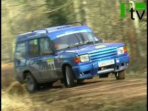 Land Rover crash on Wyedean Rally
