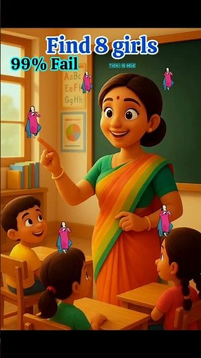 Find 8 Dancing Girls 🤔 👀 #dancinggirl #dancevideo #dance #dancechallenge #shorts #eyetest #challenge