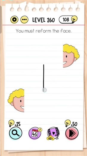 brain test level 260 solution