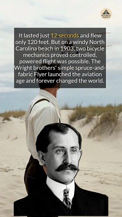 A 12-second flight launched the aviation age, but what invention truly defined the 20th century? #history #facts #aviation | Historical Marvels