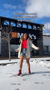 5K views · 91 reactions |  We woke up to a little extra snow here in Calgary. But we’re ready for anything Canadian spring throws our way. #marks #smarch #raingear #springishere #springincanada #canadian | Mark's | Facebook