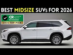 Top 5 Best Midsize SUVs For 2026 (Most Reliable and Affordable)