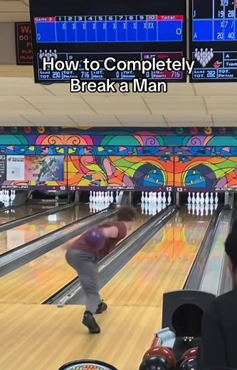 Feel bad for him 😬 (Insta: dylanb_bowling_baseball) #fyp #foryoupage #trending #bowling #bowlingtiktok
