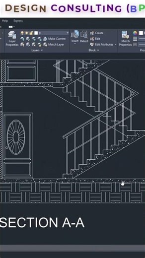 Learn to Create 4-Storey Building Sectional Elevation with AutoCAD | Section for City Approval |T...