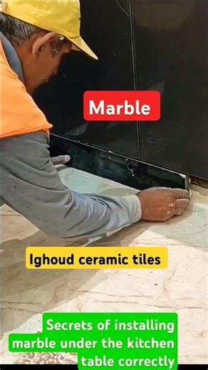 How to Install Marble Under the Kitchen Table | Step by Step Guide