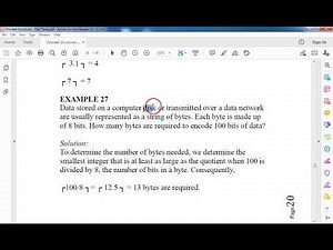 Discrete Structures 1- Part Three - 5
