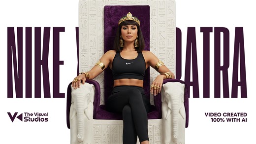Nike x Cleopatra - Legacy in Motion | AI ADs
