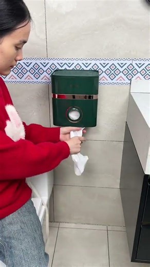 No-Drill Wall Mounted Tissue Box 🧻 | Space-Saving Organizer