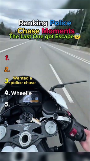 😱 Ranking the Craziest Police Chase Moments Ever 🚓💨 #Shorts