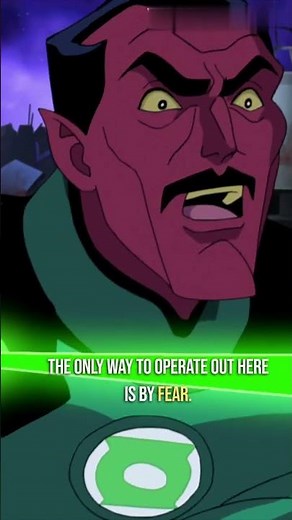 Sinestro threatens Hal Jordan| #shorts #youtubeshorts #shortvideo #dccomics #dc #greenlantern