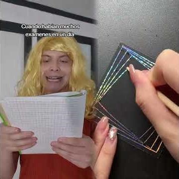 Cuando habían muchos examenes en un día #humor #escuela #profesor #examenes #pruebas