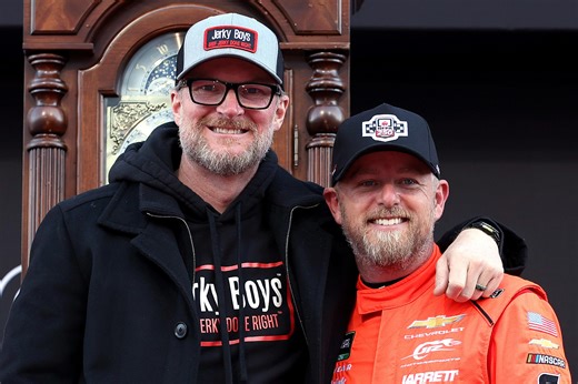 What drivers competing against Dale Earnhardt Jr. said of racing him at Fairgrounds