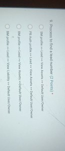Process to find a lead number (2 Points) *SM profile >> Lead ... | Filo