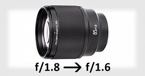 Viltrox 85mm f/1.8 Can Be Upgraded to f/1.6 with... a Firmware Update