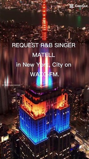 Request R &B Singer Matell on New York City on WAXQ-FM