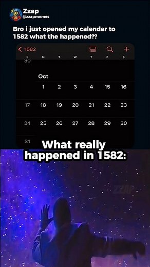 What really happened in october 1582 🤯
