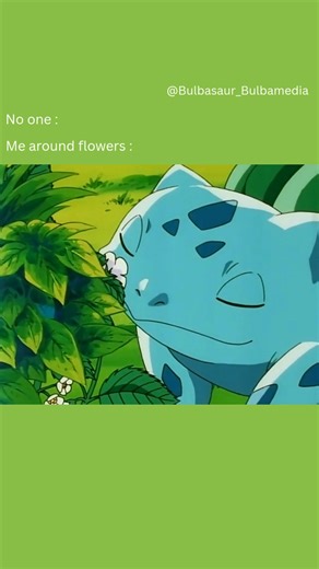Bulbasaur Bulbamedia on Instagram: "I love to be around flowers just like Bulbasaur #bulbasaur #pokemonmaster #ashketchum #pikachu #fushigidane #ivysaur #pokemonmemes #followme #charmander #squirtle #charizard #pokemon #venusaur"
