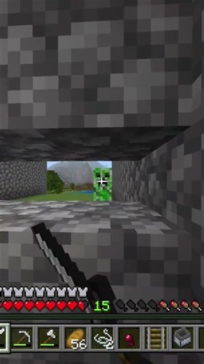 I made a little spy hole in minecraft #minecraft