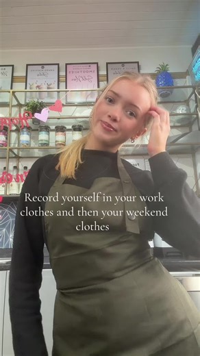 Transforming from Barista Workwear to Weekend Style