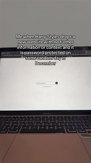 Harry Styles' Forever Forever Website Update