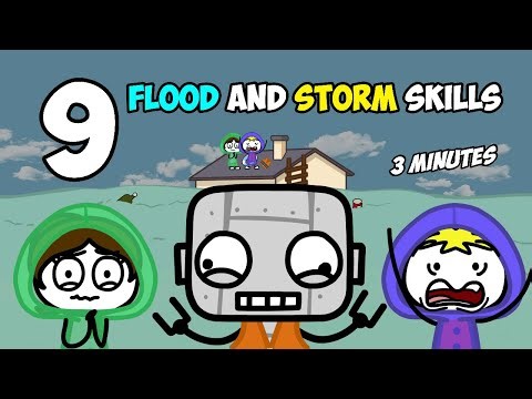 9 Dos and Don't a Storms Flood in 3 Minute (Animation Guide)