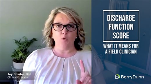 Quick Guide to Discharge Function Scoring for Home Health Clinicians