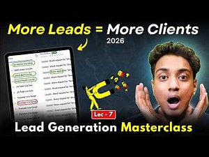 How to generate Leads in 2026? | Business Development Course 2026 | Full Lead Generation Guide 2026