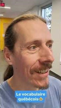 Le vocabulaire 📣 québécois!! ⚜️ #quebecois #vocabulaire #parlerfrançais