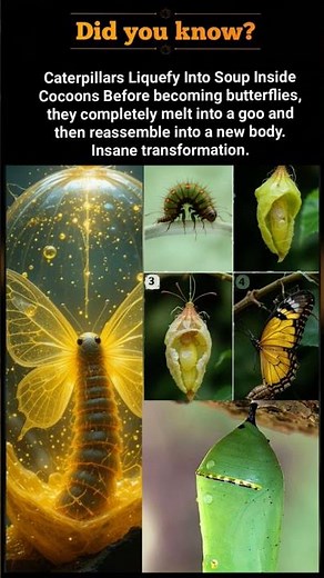 The Shocking Truth Behind Caterpillar to Butterfly Transformation! 🐛🦋