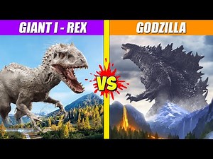 Giant Indominus Rex vs Godzilla | SPORE