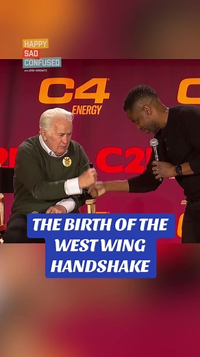 The birth of the West Wing handshake | west wing