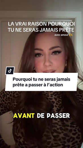 Tu ne seras jamais prête, tu dois décider d’être prête. 🫶