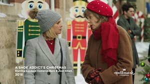 Enjoy this classic Christmas moment from "A Shoe Addict's Christmas" and then share with us your favorite moment from the movie! | Hallmark Channel's Countdown To Christmas