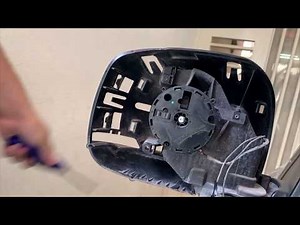 Repair a broken rearview mirror without spending money