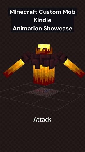 Minecraft Custom Mob Kindle Animation Showcase #minecraft #minecraftshorts #minecraftanimation