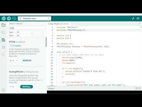 How To Make Simple Digital Clock Using Arduino, RTC and Seven Segment Display