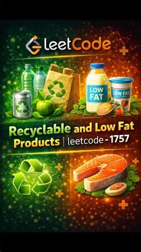 Recyclable and Low Fat Products #coding #dsa #programming
