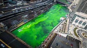 3.4M views · 23K reactions | Cool time-lapse video of the Chicago River being dyed green in honor of St. Patrick's Day. | WRAL TV | Facebook