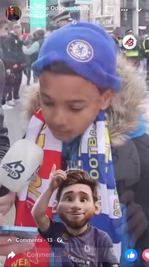 This small Chelsea fan don destroy Lionel Messi GOAT 🙆🏾‍♂️ | Football Yarns