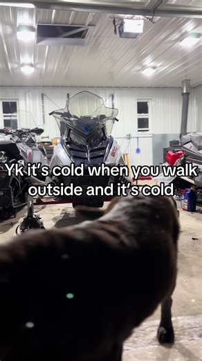 Cold Winter Days with Polaris Snowmobiles