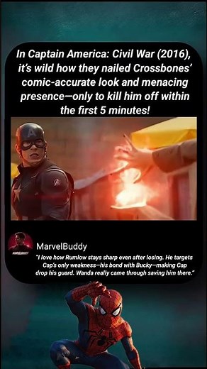 Crossbones Deserved More in Captain America: Civil War 💥