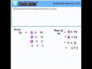 Primary 4 Math 2019 Nan Hua SA1 Q23