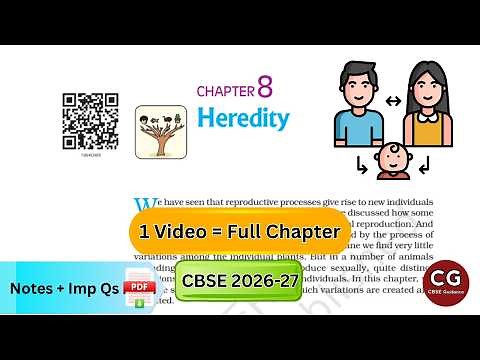 Heredity Class 10 Science Chapter 8 Line by Line Explanation