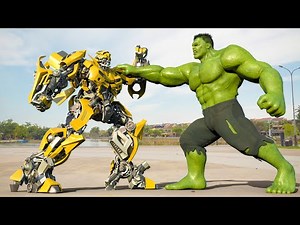 Transformers x Avengers - Bumblebee vs Hulk Final Scene | Paramount Pictures [HD]