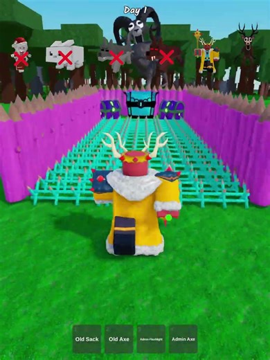 wood trap vs enties #99nightintheforest #roblox