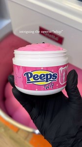 the newest “whip” releases 3.29 🩷 it’s scented marshmallow peeps pink sugar! it will come with pink glitter! ✨ | pilotslime