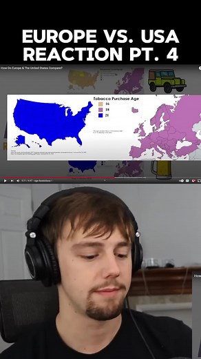 American Reactions to USA vs Europe Comparison Part 4