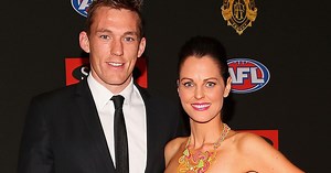 AFL star Drew Petrie left with a 'broken heart' after breakdown of his marriage to wife Nicole